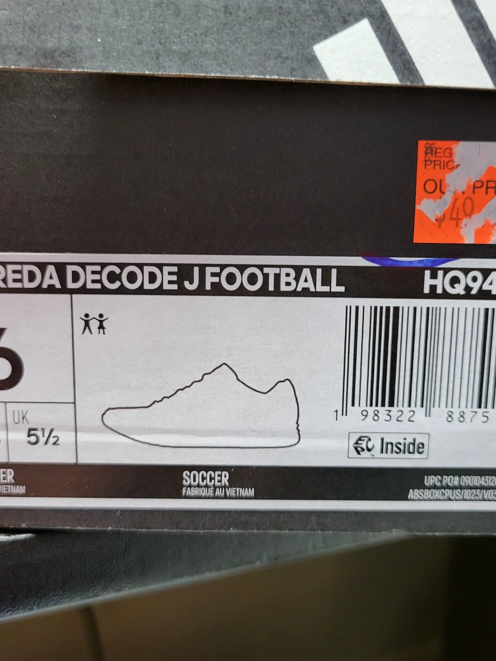 *NEW* Adidas Barreda Decode J Football Germany DFB Size 6 Women's 7 w/Tags & Box